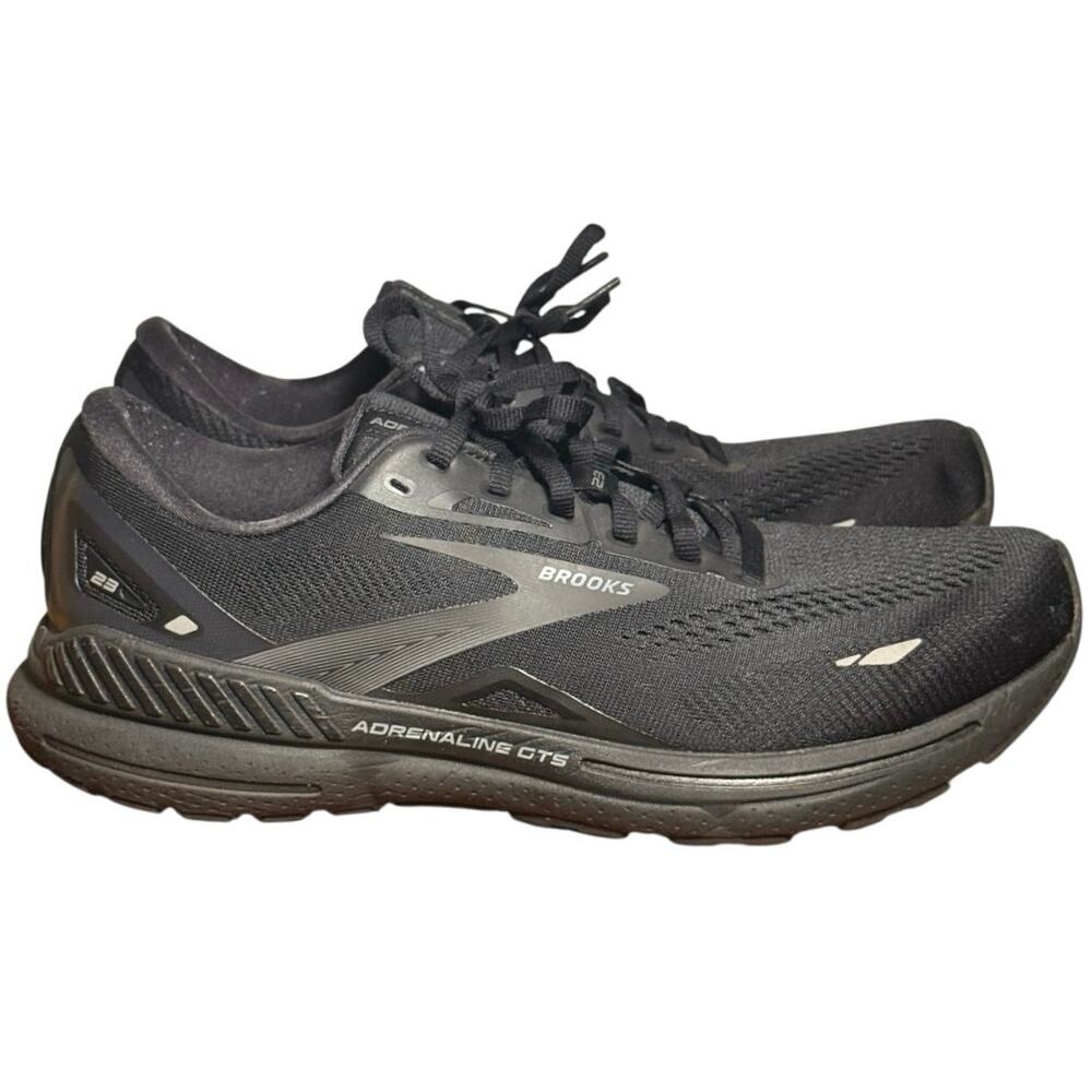 Brooks Adrenaline GTS 23 Triple Black Men's Running Shoes 1103911D020 Size 10 D